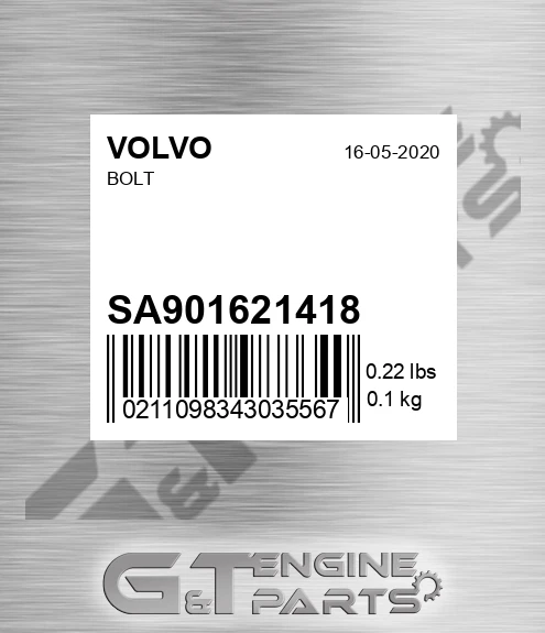 SA9016-21418 Bolt