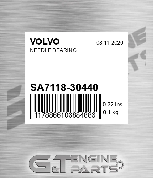 SA7118-30440 Needle Bearing for VOLVO