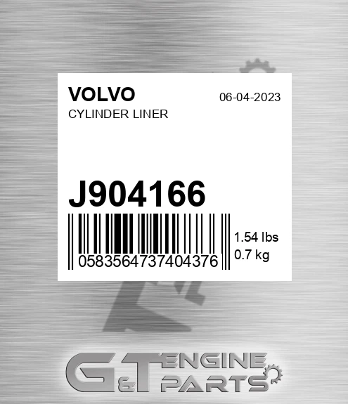 J904166 Cylinder Liner