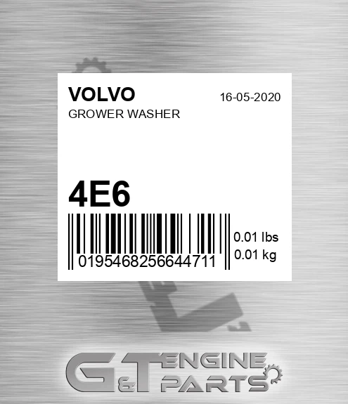 4E6 VOLVO Grower Washer