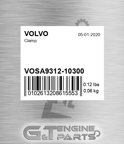 VOSA931210300 Clamp for VOLVO