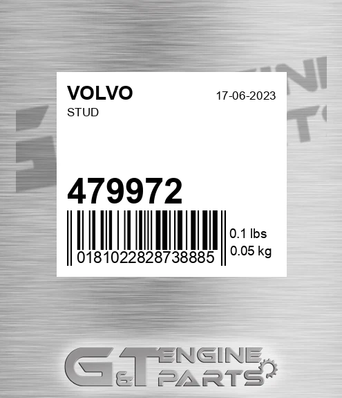 479972 Stud for VOLVO