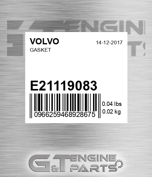 E21119083 Gasket