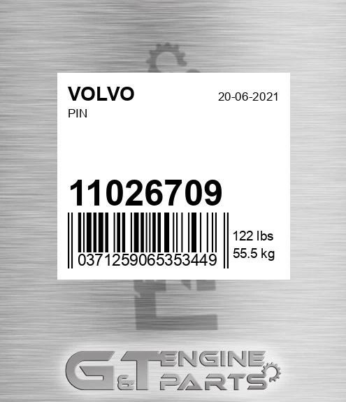 11026709 Pin for VOLVO
