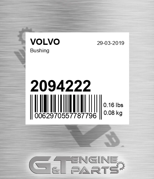 2094222 Bushing for VOLVO