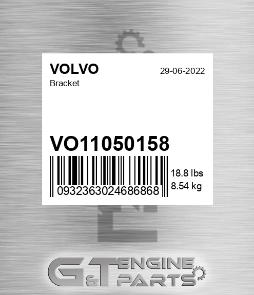 VO11050158 Bracket for VOLVO