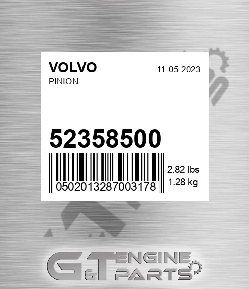 52358500 Pinion for VOLVO