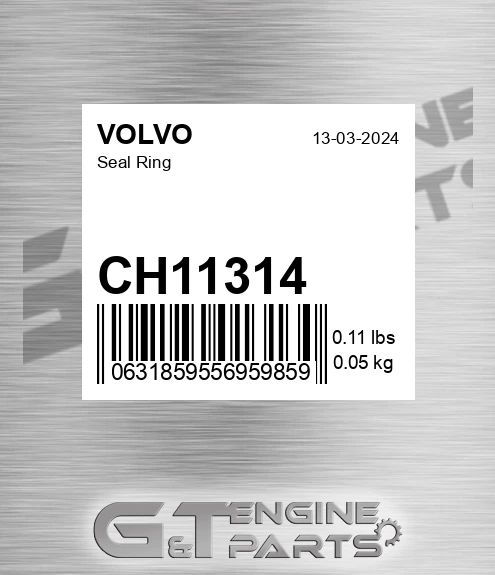 CH11314 VOLVO Seal Ring