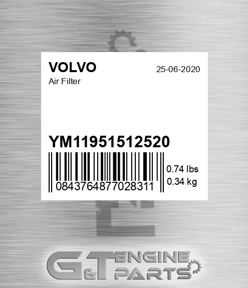 YM11951512520 Air Filter