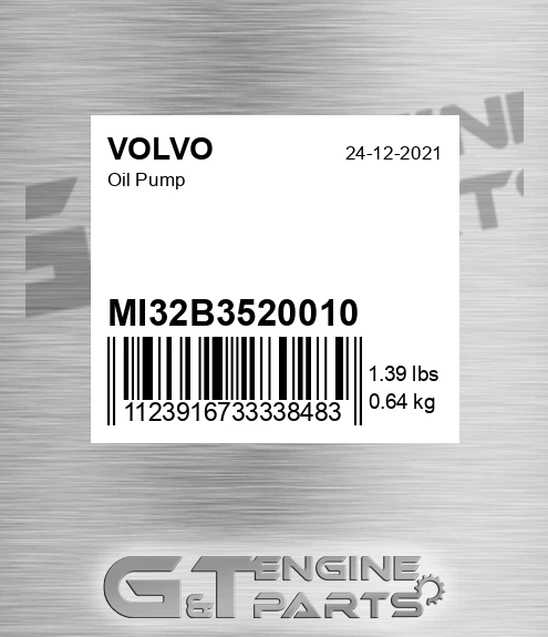 MI32B3520010 Oil Pump