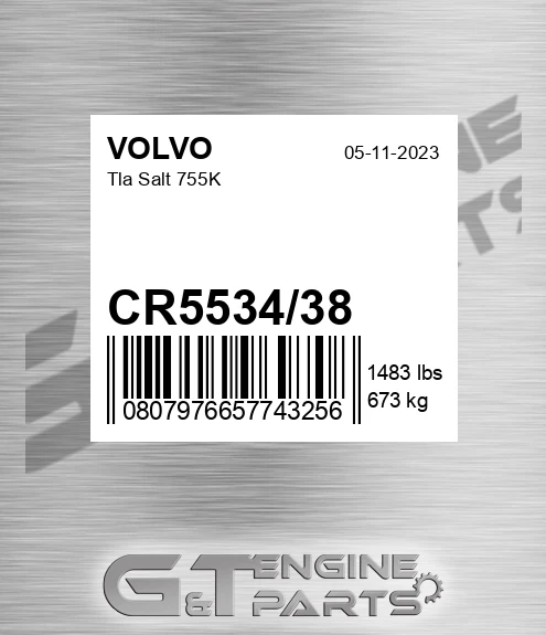 CR5534/38 Tla Salt 755k