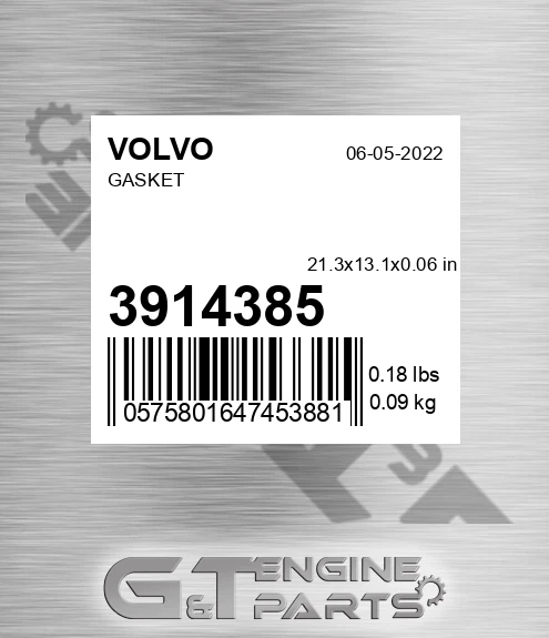 3914385 Gasket
