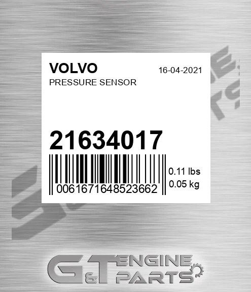 21634017 Pressure Sensor for VOLVO