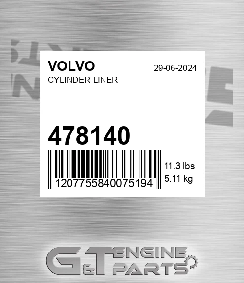 478140 Cylinder Liner