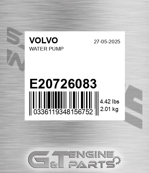 E20726083 VOLVO Water Pump