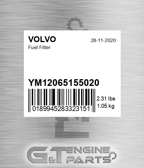 YM12065155020 Fuel Filter