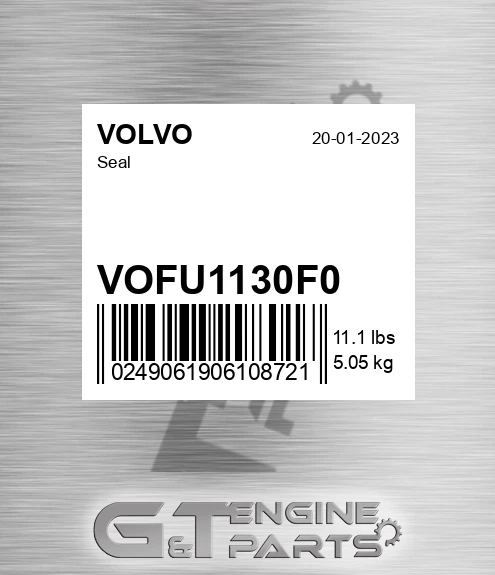 VOFU1130F0 Seal for VOLVO