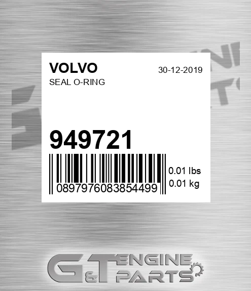 949721 VOLVO Seal O-ring