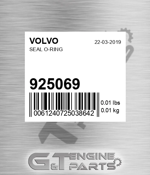 925069 Seal O-ring