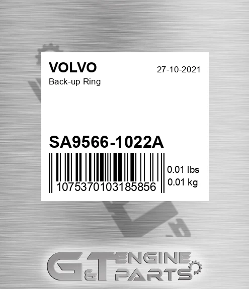 SA9566-1022A Back-up Ring for VOLVO
