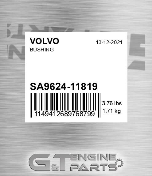 SA9624-11819 Bushing for VOLVO