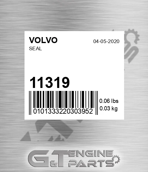 11319 Seal for VOLVO