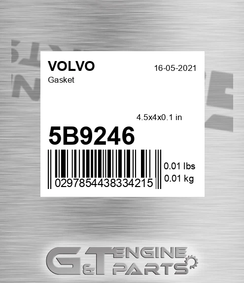 5B9246 Gasket