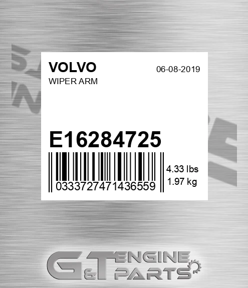 E16284725 Wiper Arm for VOLVO