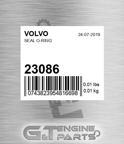 23086 VOLVO Seal O-ring