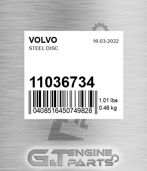 11036734 Steel Disc