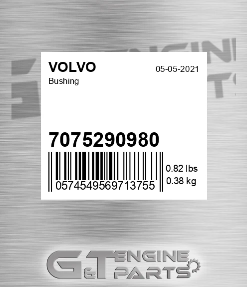 7075290980 Bushing for VOLVO