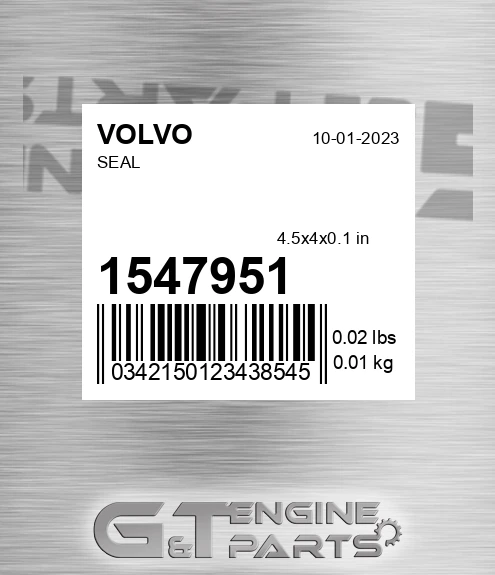 1547951 Seal for VOLVO