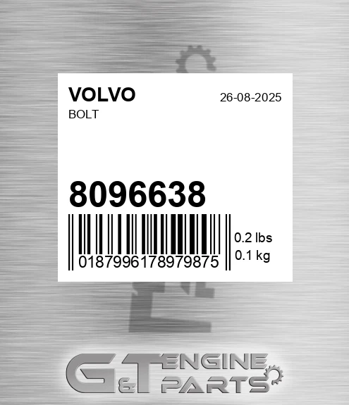 8096638 Screw for VOLVO