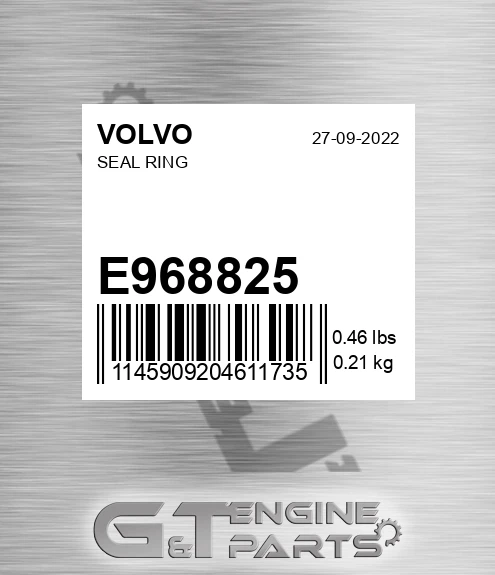 E968825 VOLVO Seal Ring