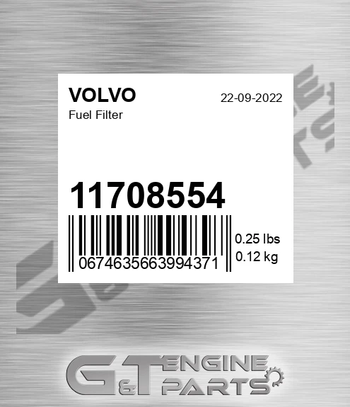 11708554 Fuel Filter