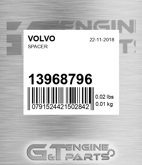 13968796 VOLVO Spacer
