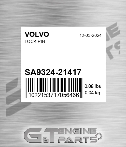 SA9324-21417 Lock Pin