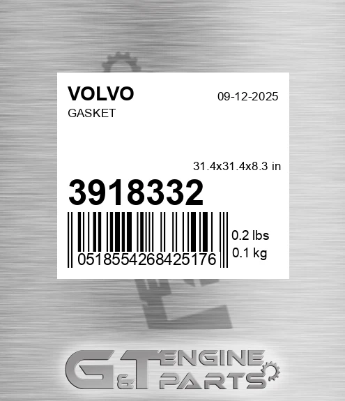 3918332 Gasket