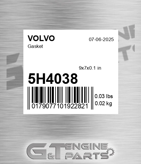 5H4038 Gasket
