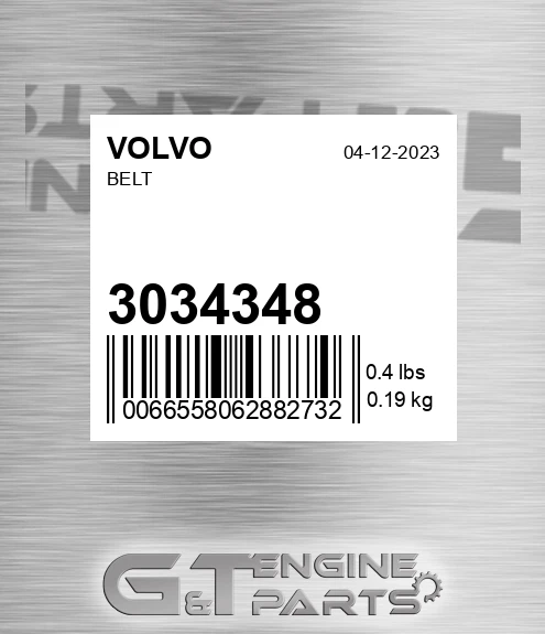 3034348 Belt