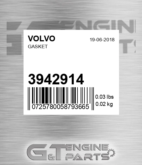 3942914 Gasket