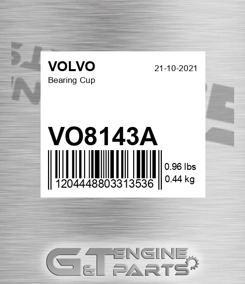 VO8143A Bearing Cup for VOLVO