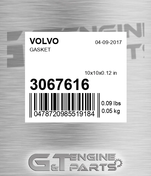 3067616 Gasket