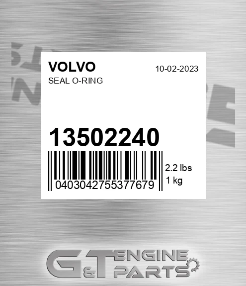 13502240 Seal O-ring for VOLVO