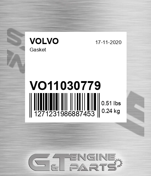 VO11030779 Gasket for VOLVO