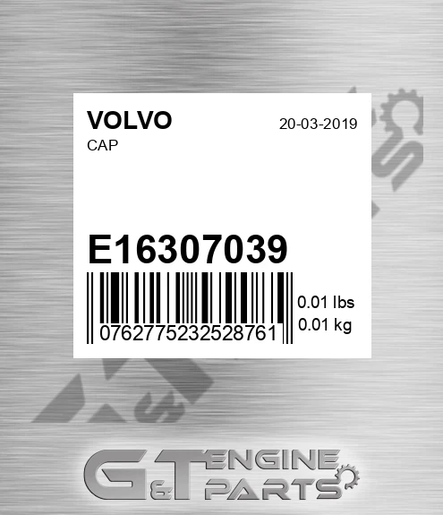 E16307039 Cap