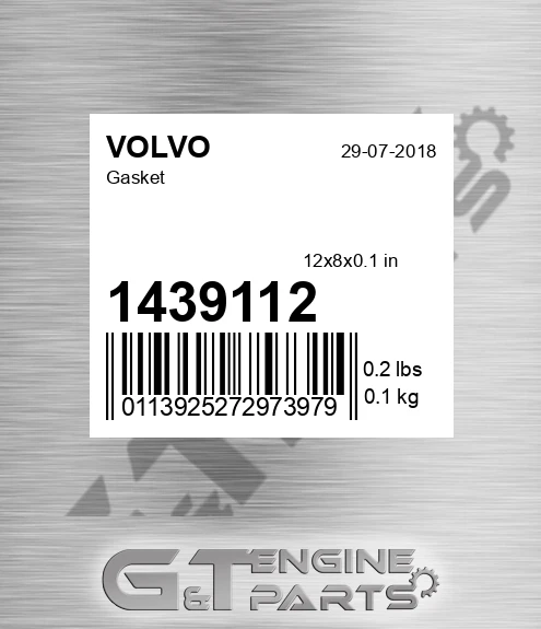 1439112 Gasket for VOLVO