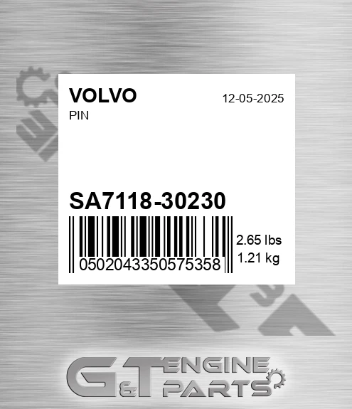 SA7118-30230 Pin