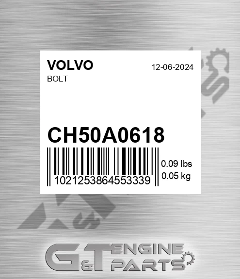 CH50A0618 Bolt