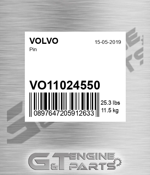 VO11024550 Pin for VOLVO